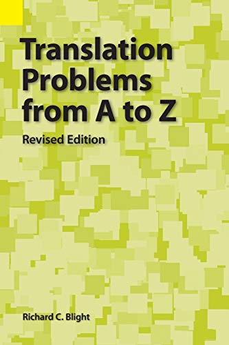 Beispielbild fr Translation Problems from A to Z zum Verkauf von Buchpark