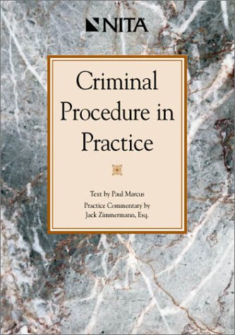 Criminal Procedure in Practice (9781556817205) by Marcus, Paul; Zimmermann, Jack