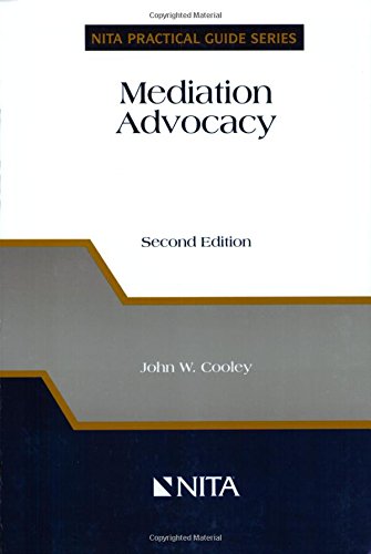 9781556817809: Mediation Advocacy