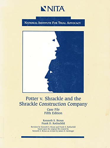 Stock image for Potter v. Shrackle and the Shrackle Construction Company for sale by Better World Books