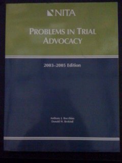 Beispielbild fr Problems in Trial Advocacy zum Verkauf von ThriftBooks-Atlanta