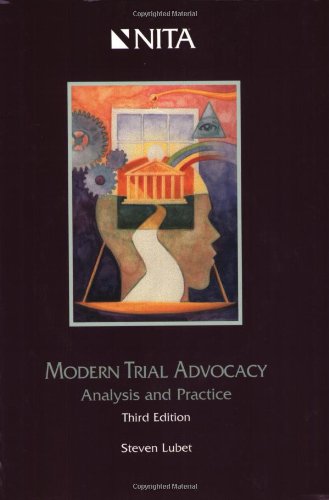 Beispielbild fr Modern Trial Advocacy: Analysis and Practice zum Verkauf von SecondSale