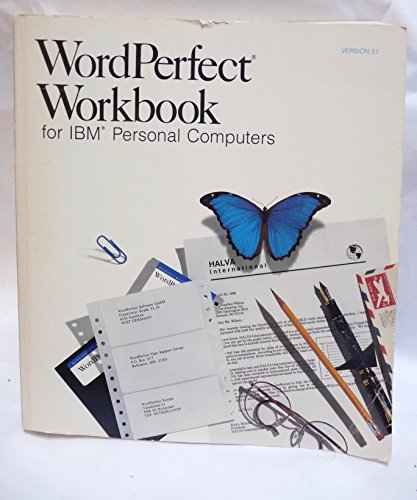 Stock image for WordPerfect Workbook : For IBM Personal Computers, Version 5.1 for sale by Better World Books