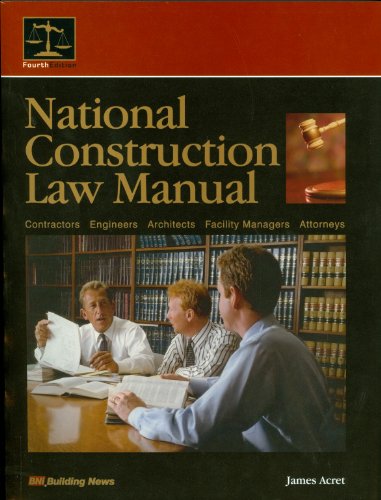 Stock image for Bni National Construction Law Manual 4th Ed. for sale by ThriftBooks-Atlanta