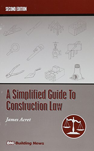 Stock image for A Simplified Guide to Construction Law for sale by HPB-Red