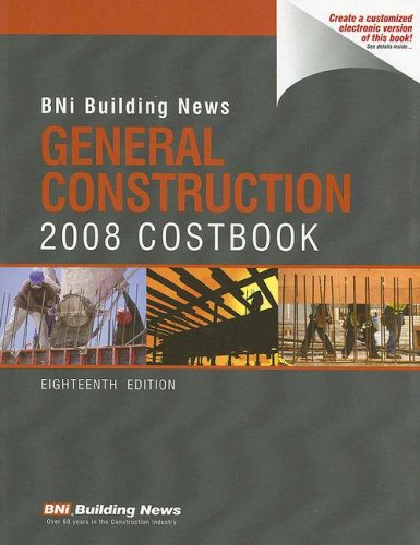 Imagen de archivo de BNI Buiding News General Construction 2008 Costbook (Building News General Construction Costbook) a la venta por HPB-Red