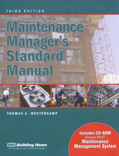 Stock image for Maintenance Manager's Standard Manual [With CDROM] for sale by SecondSale