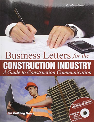 Stock image for Business Letters for the Construction Industry: A Guide to Construction Communication for sale by HPB-Red