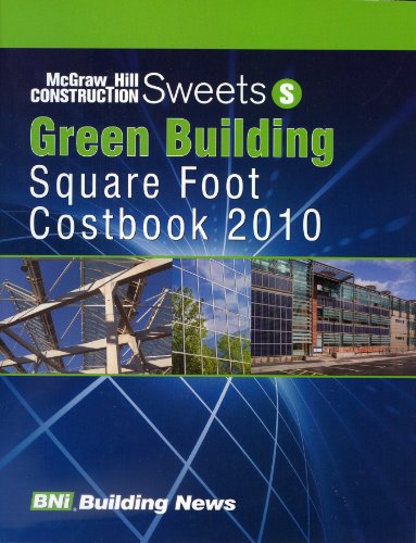 Beispielbild fr Sweets Green Building Square Foot Costbook 2010 zum Verkauf von HPB-Emerald