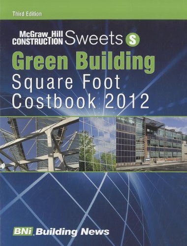 Imagen de archivo de Sweets Green Building Square Foot Costbook (McGraw-Hill Construction) a la venta por HPB-Red