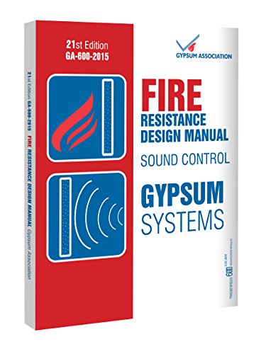 Stock image for GA-600-15: Gypsum Fire Resistance Design Manual, 21st Edition for sale by Jenson Books Inc