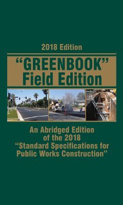 Stock image for 2018 Greenbook Standard Specifications for Public Works Field Book for sale by GF Books, Inc.