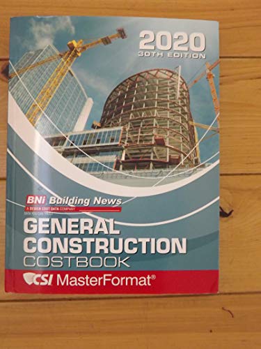 Stock image for 2020 BNI General Construction Costbook for sale by Goodwill