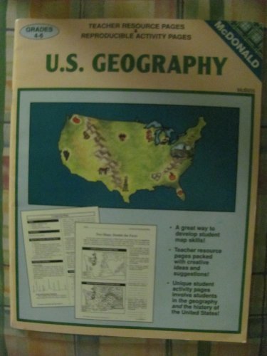 9781557084118: U.S. Geography: Teacher Resource Pages & Reproducible Activity Pages {Grades 4-6} McDonald McS956