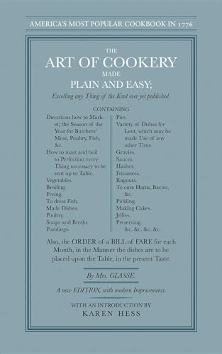 Imagen de archivo de The Art of Cookery Made Plain and Easy (Applewood Books) a la venta por Goodwill