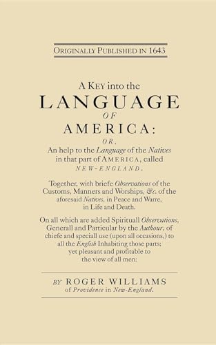 Key into the Language of America - Roger Williams