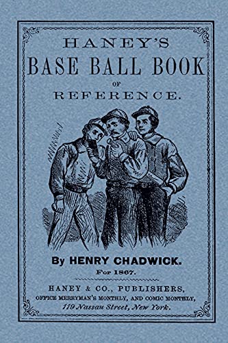 Stock image for Haney's Base Ball Book of Reference for sale by ThriftBooks-Dallas