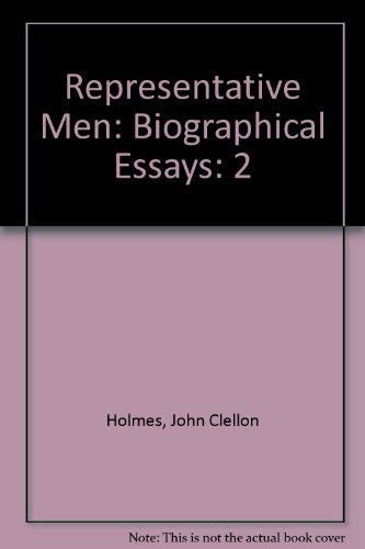 Stock image for Representative Men: The Biographical Essays for sale by Front Cover Books