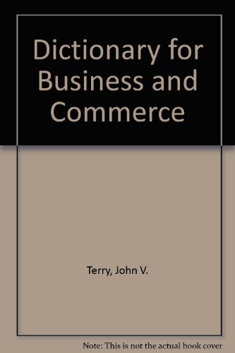 Imagen de archivo de Dictionary for Business a la venta por dsmbooks