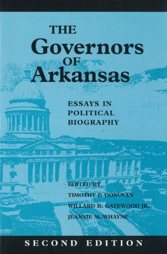 Beispielbild fr The Governors of Arkansas : Essays in Political Biography zum Verkauf von Better World Books