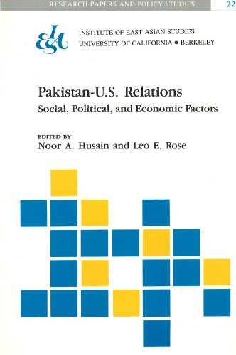 Stock image for Pakistan-U.S. Relations: Social, Political and Economic Factors (Research Papers and Policy Studies 22) for sale by Orca Knowledge Systems, Inc.