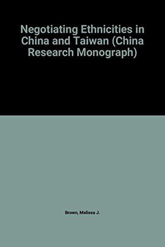 9781557290489: Neg Ethnicities In China & Tai (China Research Monograph)