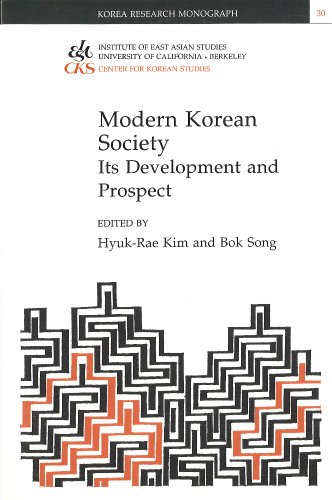 Stock image for Modern Korean Society: Its Development and Prospect (Korea Research Monograph Series, No. 30) for sale by Irish Booksellers
