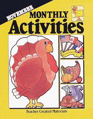 9781557341532: November Monthly Activities