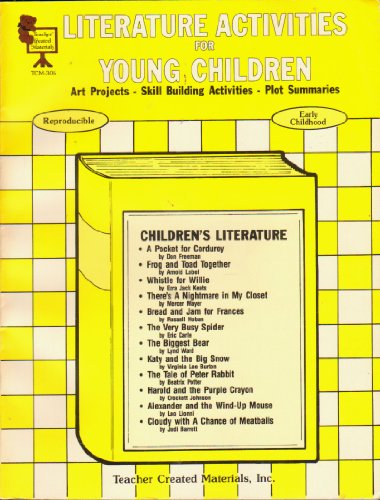 Literature Activities for Young Children (9781557343062) by Sullivan