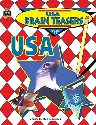 Stock image for USA Brain Teasers for sale by Wonder Book