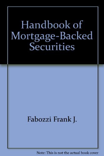 The Handbook Of Mortgage Backed Securities Probus