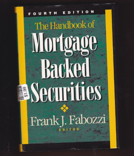 9781557385765: The Handbook of Mortgage Backed Securities