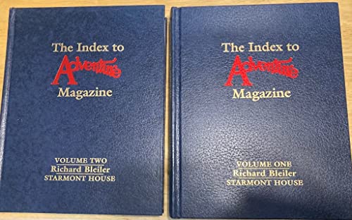 9781557421890: The Index to Adventure Magazine