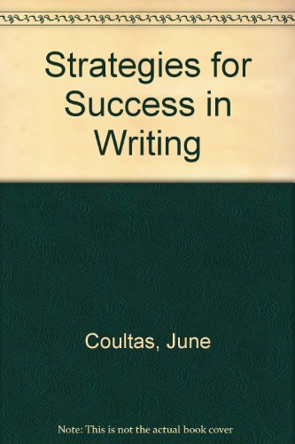 Beispielbild fr Strategies for Success in Writing zum Verkauf von Ergodebooks