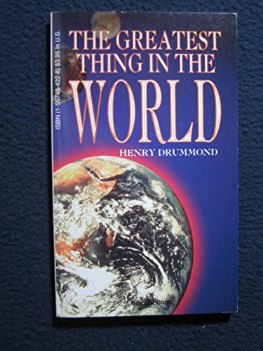 Imagen de archivo de The Greatest Thing in the World a la venta por Wonder Book