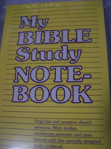 Stock image for My Bible Study Notebook for sale by Ken's Book Haven