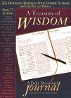 Imagen de archivo de A Treasury of Wisdom: A Daily Devotional Journal a la venta por Your Online Bookstore