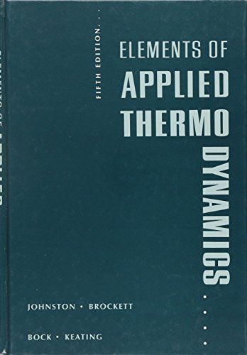 Beispielbild fr Elements of Applied Thermodynamics zum Verkauf von Better World Books