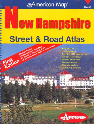 New Hampshire Street & Road Atlas (American Map) (9781557513137) by American Map Corporation