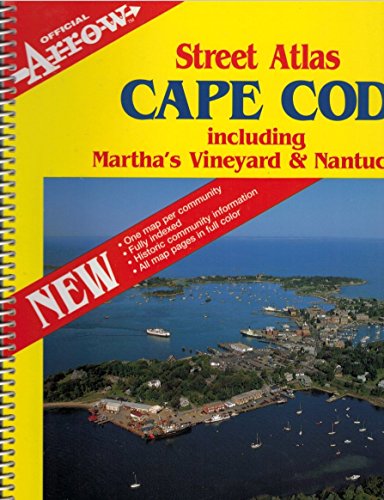 Beispielbild fr Cape Cod Street Atlas-Including Martha's Vineyard & Nantucket (Official Arrow Street Atlas) zum Verkauf von The Book Spot