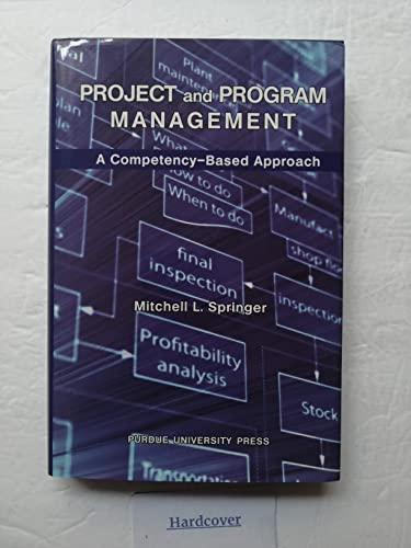 9781557535566: Project and Program Management: A Competency-Based Approach (Ichor Business Books)