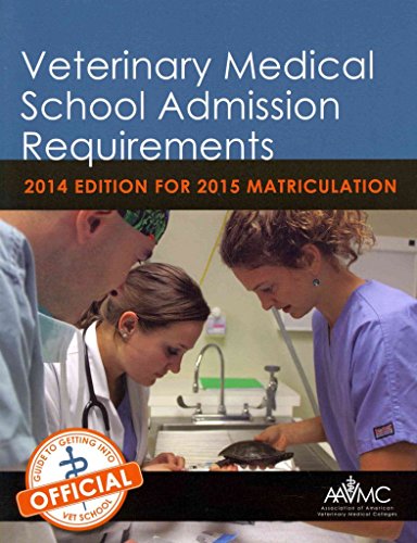 Beispielbild fr Veterinary Medical School Admission Requirements (VMSAR): 2014 Edition for 2015 Matriculation (Veterinary Medical School Admission Requirements in the United States and Canada) zum Verkauf von HPB Inc.