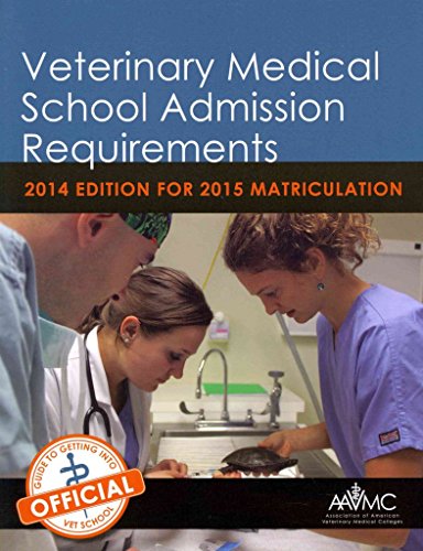 Stock image for Veterinary Medical School Admission Requirements (VMSAR): 2014 Edition for 2015 Matriculation (Veterinary Medical School Admission Requirements in the United States and Canada) for sale by SecondSale