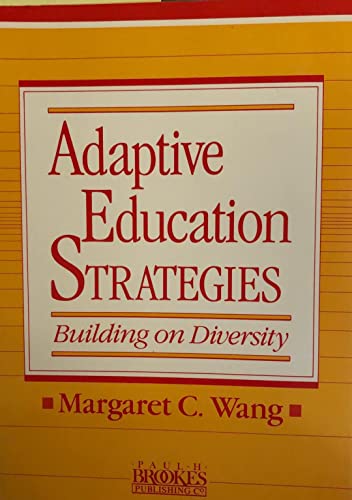Beispielbild fr Adaptive Education Strategies: Building on Diversity zum Verkauf von Solomon's Mine Books