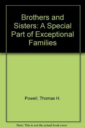 9781557661104: Brothers & Sisters-A Special Part of Exceptional Families