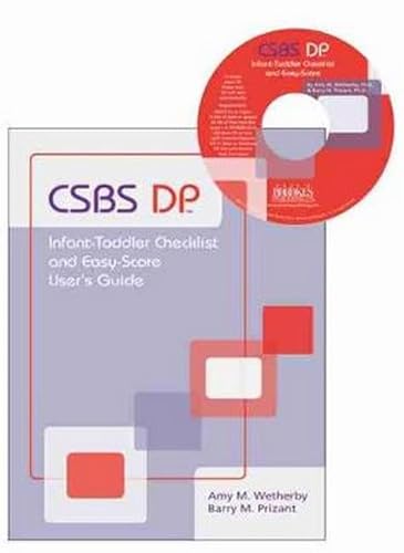 Imagen de archivo de Communication and Symbolic Behavior Scales Developmental Profile (CSBS DP) Infant-Toddler Checklist and Easy-Score a la venta por HPB-Red