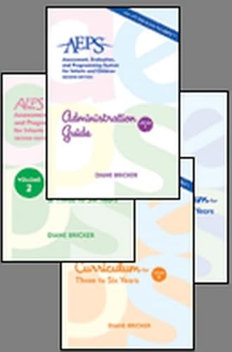 Assessment, Evaluation, and Programming System for Infants and Children (AEPSÃ†), Second Edition, 4-Volume Set (9781557665614) by Bricker Ph.D., Diane; Capt Ph.D. OTR, Betty; Johnson Ph.D., JoAnn; Pretti-Frontczak Ph.D., Kristie; Waddell M.S., Misti; Straka Ph.D. CCC-SLP,...