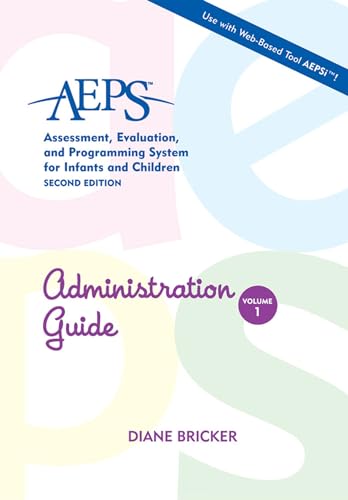 Imagen de archivo de AEPS Assessment, Evaluation, and Programming System for Infants and Children: Administration Guide: Vol 1 a la venta por Revaluation Books