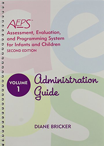 Assessment, Evaluation, and Programming System for Infants and Children (3 Volume Set) (9781557666024) by Diane D. Bricker; Kristie; Ph.D. Pretti-Fontczak; Joann Johnson; Elizabeth; Ph.D. Straka