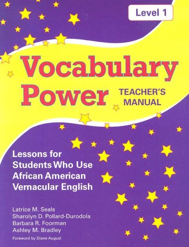 9781557666802: Vocabulary Power, Level 1: Lessons for Students Who Use African American Vernacular English